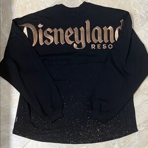 NWT Disneyland Resort Black and Gold spirit Jersey